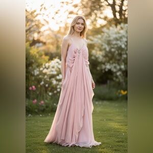 SHEIN Blush Maxi Dress